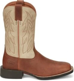 Justin Whiskey Bone Men's Boot -Denim Clothing Store SE7511 617x563 Profile