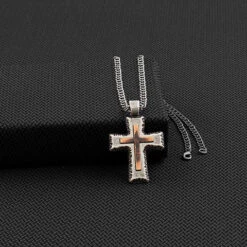 Twister Men's Cross Necklace