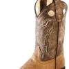 Old West Tan Vintage Children's Boot