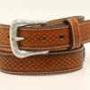 Ariat Natural Ribbon Inlay Men's Belt