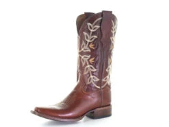 Corral Boots Circle G Ladies' Embroidered Top Square Toe Boot