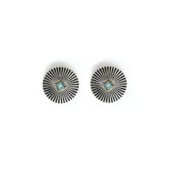 West & Co. Silver Burst Post Earring