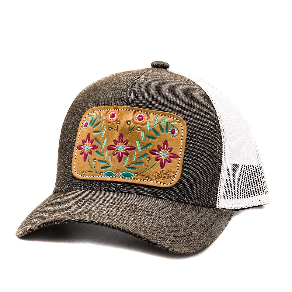 Spring Fiesta Leather Patch Cap 1 Spring Fiesta Leather Patch Cap