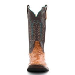 Rios Of Mercedes Exclusive Cognac Full Quill Ostrich Men's Boot -Denim Clothing Store i VGFtRZ7 X2