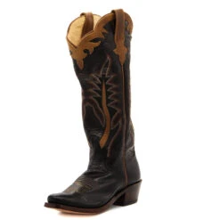 Rios Of Mercedes Exclusive Black Sleek Buffalo Ladies' Boot
