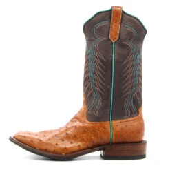 Rios Of Mercedes Exclusive Cognac Full Quill Ostrich Men's Boot -Denim Clothing Store i m4PqjZv X2