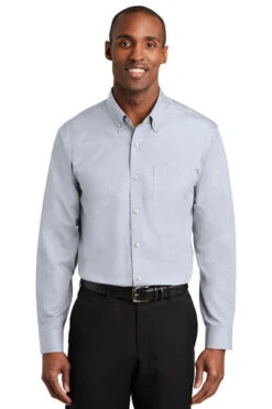 Red House Ice Grey Nailhead Non-Iron Men's Shirt
