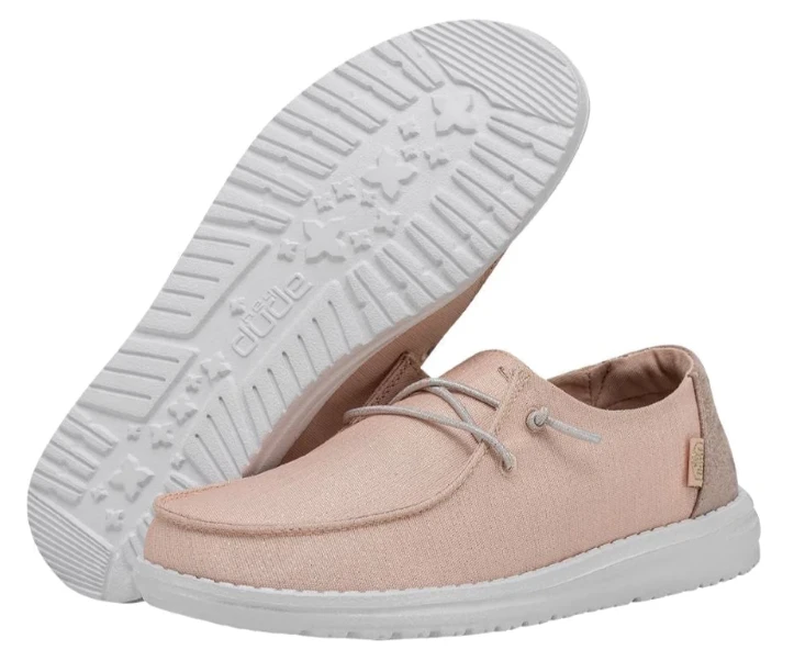 Hey Dude Ladies Wendy Glitter Rose 1 Hey Dude Ladies Wendy Glitter Rose