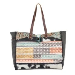 Myra Earthly Tones Weekender Bag